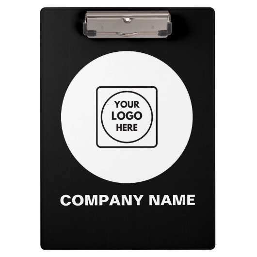 Modern Cool Corporate Logo clipboard クリップボード (正面)