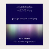 Modern Cool Custom QR Code Technology Professional 名刺 (外部フラット)