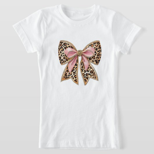 Modern coquettish bow T-Shirt Tシャツ (レイダウン)