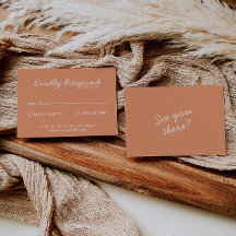 Modern Coral Bright Whimsical Summer Wedding