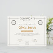 Modern Corporate Certificate of Achievement with L (スタンド正面)