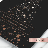 Modern Corporate Christmas Tree 箔シーズンカード