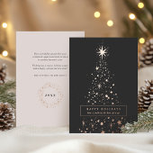 Modern Corporate Christmas Tree 箔シーズンカード