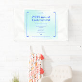 Modern Corporate Tech Summit Event Banner - 2030 A 横断幕 (インサイチュ)