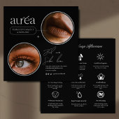 Modern Cosmetic Permanent Makeup Aftercare Card サンキューカード