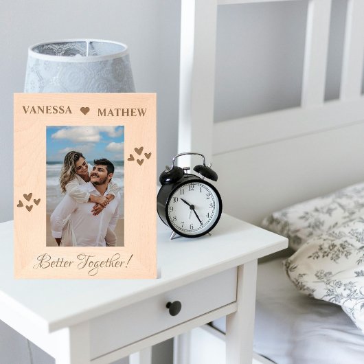 Modern Couple Best couple two soul one heart  レーザー彫刻フレーム