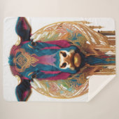 Modern Cow Sherpa Blanket シェルパブランケット (正面(横))