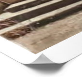 Modern Cowboy Biker checking his GPS. ポスター (角)