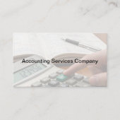 Modern CPA Accountant Business Cards New 名刺 (正面)