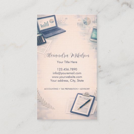 Modern CPA Office  名刺 (裏面)