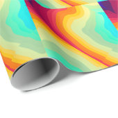 Modern Cracked colorful Stylist  ラッピングペーパー (ロールコーナー)