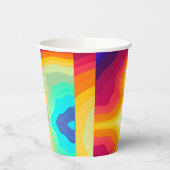 Modern Cracked colorful Stylist  紙コップ (左)