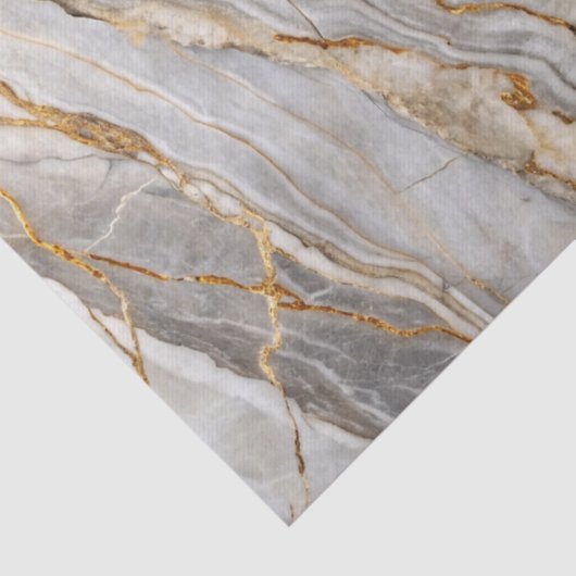 Modern Cracked Gold  marble 薄葉紙 (詳細)