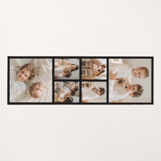 Modern Create Your Own Photo Collage ヨガマット (正面(横))