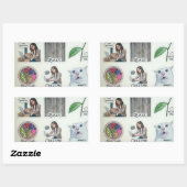 Modern Creator & Nature Sticker Sheet - Funny Cat  長方形シール (シート)