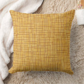 Modern Crosshatch burlap texture pattern クッション (ブランケット)