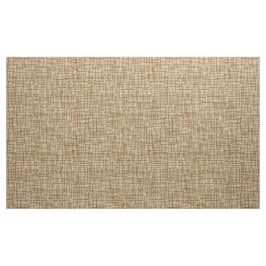 Modern Crosshatch burlap texture pattern ファブリック (ヤード)