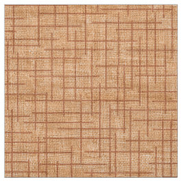 Modern Crosshatch burlap texture pattern ファブリック