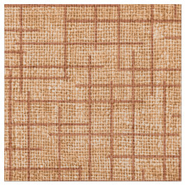Modern Crosshatch burlap texture pattern ファブリック