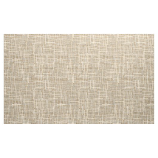 Modern Crosshatch burlap texture pattern ファブリック (ヤード)