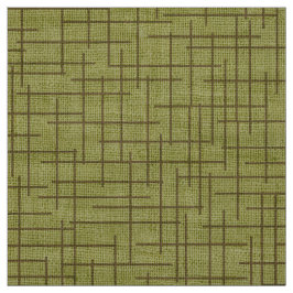 Modern Crosshatch burlap texture pattern ファブリック