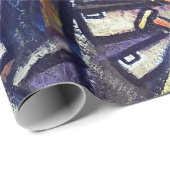 Modern Cubist Jazz Musicians Art Wrapping Paper ラッピングペーパー (ロールコーナー)