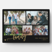 Modern custom 5 photo collage family フォトプラーク (正面)