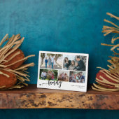 Modern custom 5 photo collage family  フォトプラーク (側面)