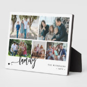 Modern custom 5 photo collage family  フォトプラーク (側面)