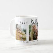 Modern Custom Best Daddy Ever | 3 写真 コーヒーマグカップ (正面左)