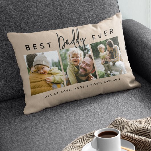 Modern Custom Best Daddy Ever | 3 写真 ランバークッション