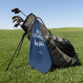 Modern Custom Best Grandpa by Par Blue ゴルフタオル (グリーン)