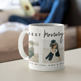 Modern Custom Best Mommy Ever | 3 写真 コーヒーマグカップ