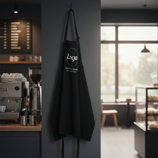 Modern Custom Branded Company Business Logo  エプロン