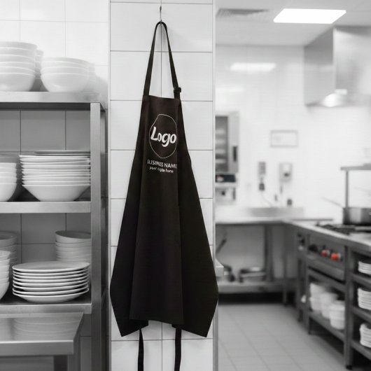 Modern Custom Branded Company Business Logo  エプロン