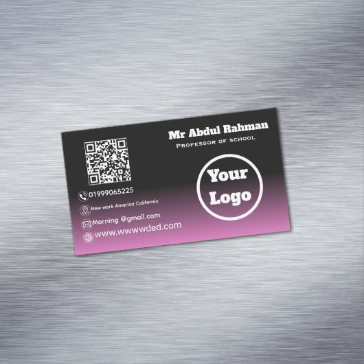 Modern Custom Business Card マグネット名刺 (インサイチュ)