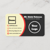 Modern Custom Business Card 名刺 (正面)