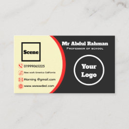 Modern Custom Business Card 名刺