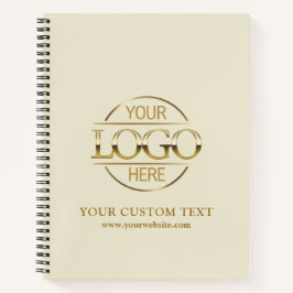 Modern Custom Business Company Logo Promotional ノートブック