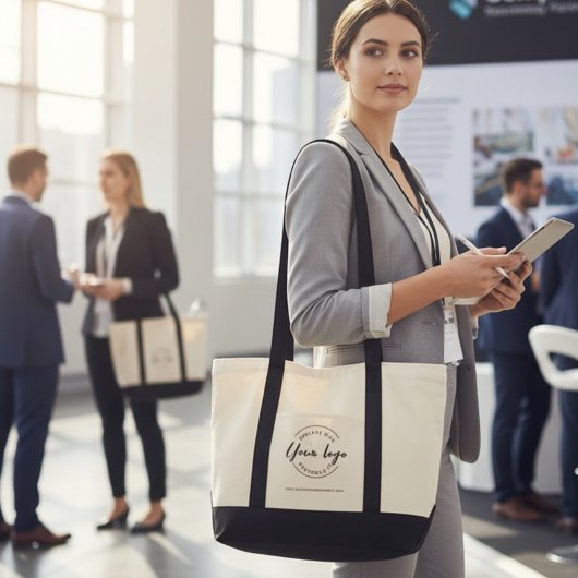 Modern Custom Business Logo and website  トートバッグ