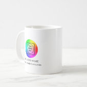 Modern Custom Business Logo Branding Mug コーヒーマグカップ (正面左)