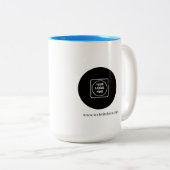 Modern Custom Business Logo Two Tone Mug ツートーンマグカップ (正面右)