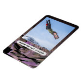 Modern Custom Caption Flexible Photo Magnet マグネット (左側)