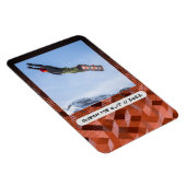 Modern Custom Caption Flexible Photo Magnet マグネット (右側)