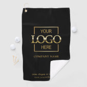 Modern Custom Company Business Logo Black Branded  ゴルフタオル (インサイチュ)