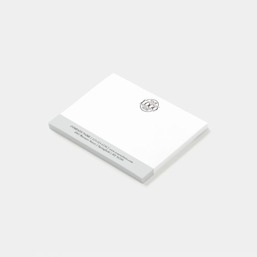 Modern Custom Company Business Logo Promotional ポストイット (アングル)