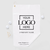 Modern Custom Company Business Logo White Branded  ゴルフタオル (インサイチュ)