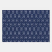 Modern custom company logo business branded ラッピングペーパーシート (正面3)