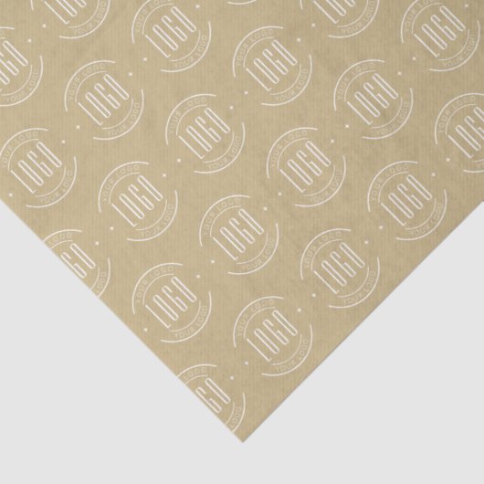 Modern custom company logo business branded 薄葉紙 (詳細)