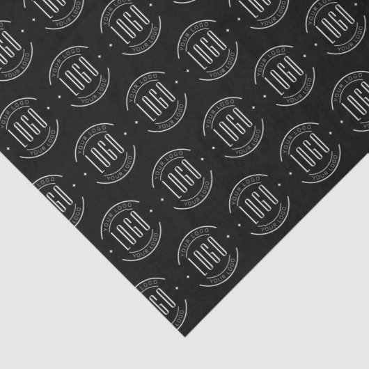 Modern custom company logo business branded 薄葉紙 (詳細)